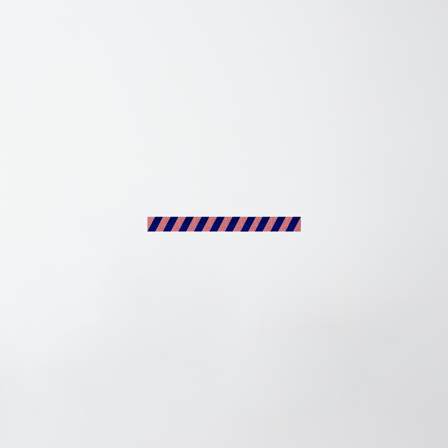 Altrosa | Koenigsblau / 105 cm