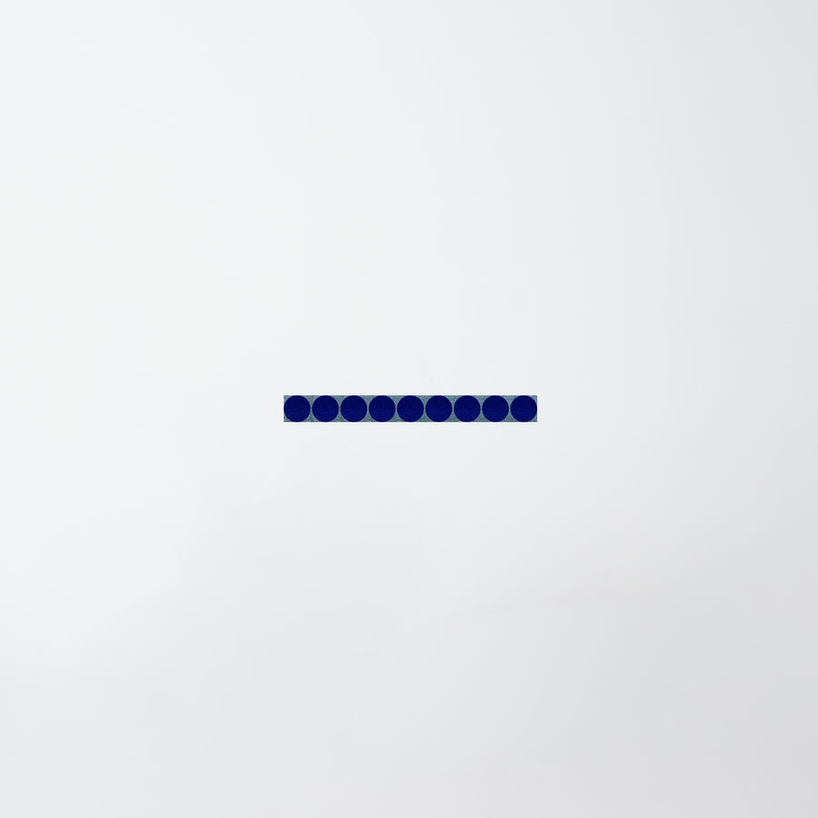 Königsblau | Blaugrau / 95 cm