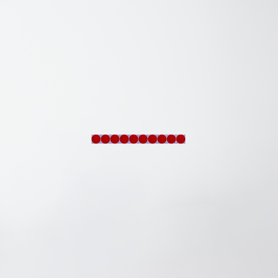 Mohnrot | Flieder / 105 cm