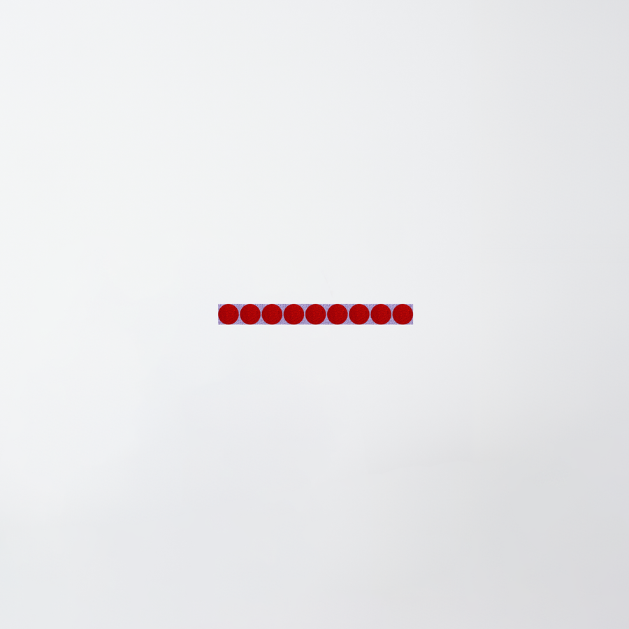 Mohnrot | Flieder / 95 cm