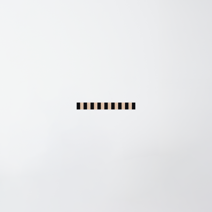 Cremeweiß | Schwarz / 85 cm