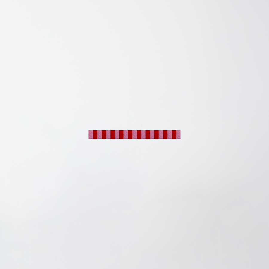 Pastellrosa | Mohnrot / 105 cm